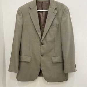 Pronto Moda Italia Lana Lux Silk Wool, Cashmere Jacket Blazer Suit Coat Mens 38R